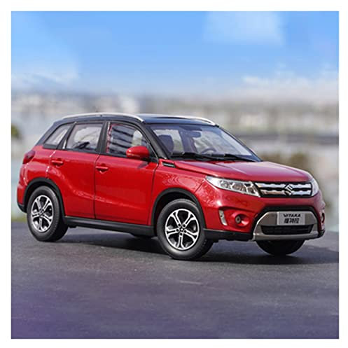 EMRGAZQD Motorfahrzeuge Replika Auto Diecast 1/18 for Suzuki Vitara Simulation Legierung Auto Modell Erwachsenen Sammlung Souvenir Ornamente Display Geschenk Originalgetreue Nachbildung(Red)