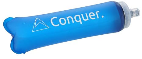 Conquer. Borraccia flessibile 500 ml bottiglia pieghevole trail, corsa, jogging, escursionismo (1)