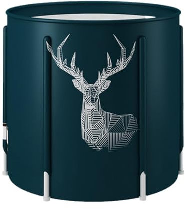 Faltbare Badewanne, Duschfass zum Entspannen, leichte faltbare Badewanne für Erwachsene, tragbares SPA-Einweichen für Duschkabine und, 70 x 65 cm