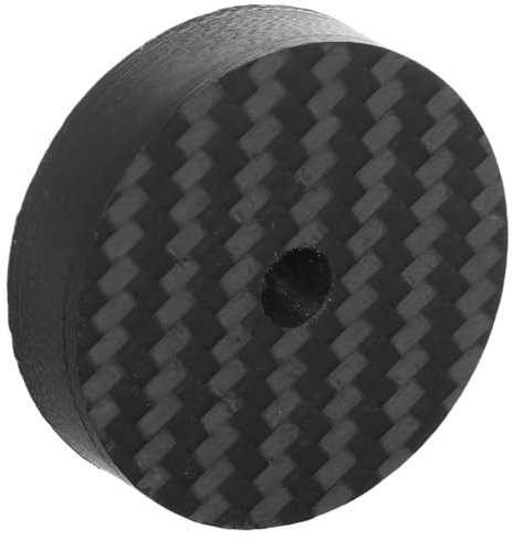 NUOBESTY Carbonfaser Lautsprecher Isolation Pads Schockabsorbierende Fußmatten für Turntables Subwoofer Passend