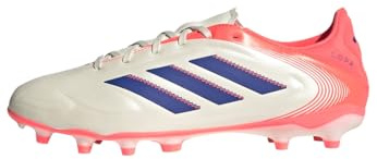 adidas Unisex Copa Pure 3 League Kunstrasen neuerer Generation, Hart- und Aschenplätze Fußballschuhe Off White/Lucid Blue/Signal Coral 38