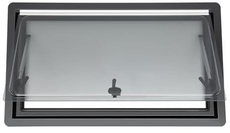 Finestra per roulotte con tenda avvolgibile integrata e zanzariera, presa d'aria esterna per camper e camper