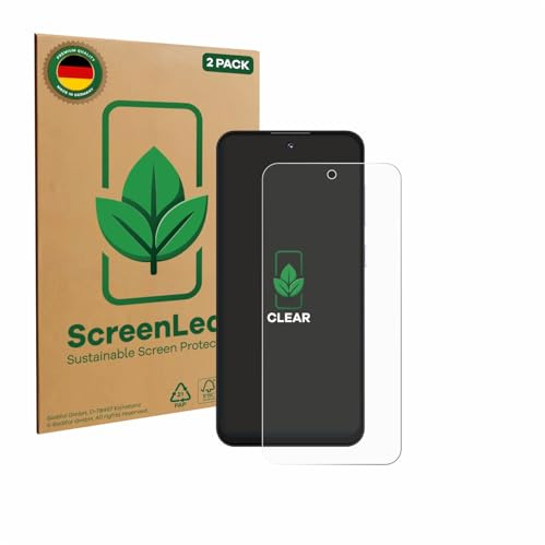 ScreenLeaf Schutzfolie für Oukitel C69 | 2 Stück Transparenter Displayschutz Made in Germany Klare Displayschutz-Folie Kratzfest