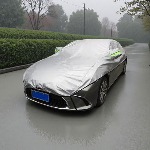 Halbgarage für Auto für Subar-u Forester 5(2018-) abdeckplane Auto Winter,die vordere und hintere Windschutzscheibe, die Spiegel und das Dach abdecken