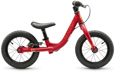 Academy Grade 1 Laufrad 12 Zoll, ab 2 Jahren, ab ca. 85–100 cm, leichtes Kinderlaufrad (Red)