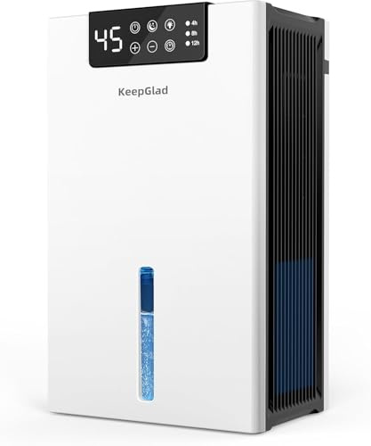 Luftentfeuchter Elektrisch 2800ml, 28dB Leiser Energiesparender Raumentfeuchter mit Filter, für Keller Wohnung Schlafzimmer, Entfeuchter mit Automatischer Abschaltung, LED Anzeige, Timer, weiß