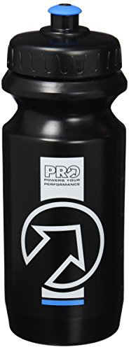 Pro Black Water Bottle, 600 ml, Plastic, Filling Scale, Black