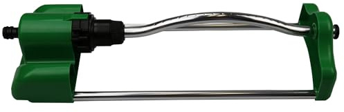 Jardinion Sprinkler Rasensprenger 41 x 14 x 8.5cm Beregnung Schwenkregner Bewässerungssystem Grün, Gartensprenger, Rasensprinkler, Sprinkleranlage, Gartenbewässerung, Flächenbewässerung