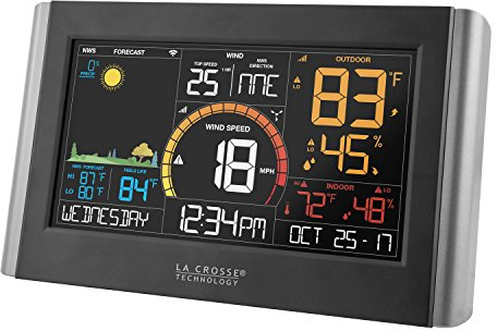 La Crosse Technology Station météo Wi-Fi sans fil avec vitesse du vent