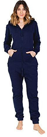 Moniz Damen Jumpsuit, Onesie, Overall (XS, Midnight Navy)