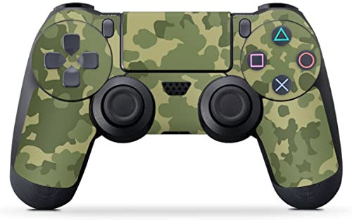 DeinDesign Skin kompatibel mit Sony Playstation 4 Controller Folie Sticker Bundeswehr Muster Camouflage