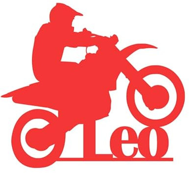 Personalised Motorbike Card Cake Topper, Birthday, Celebration, Decoration, Bike