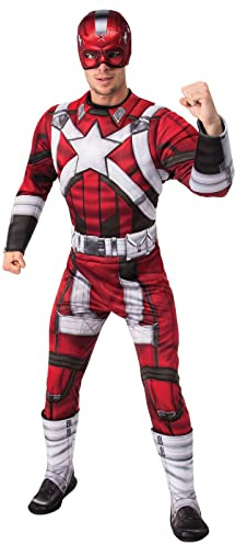 Rubie's Men Marvel Studios Black Widow Movie Deluxe Red Guardian Kostüme für Erwachsene, wie abgebildet, Standard US