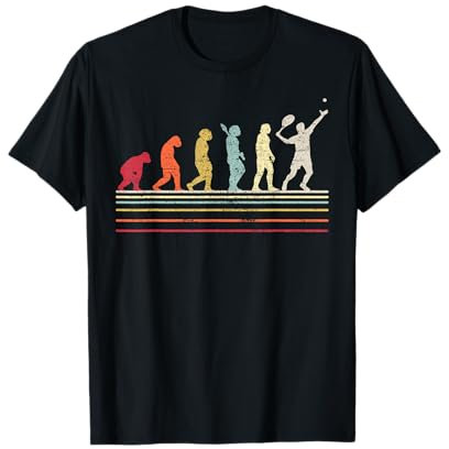 Tennisspieler Evolution Tennis Trainer Tenniscoach Geschenk T-Shirt