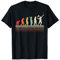 Tennisspieler Evolution Tennis Trainer Tenniscoach Geschenk T-Shirt