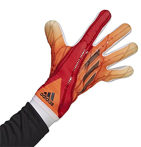 adidas X GL LGE Torwarthandschuhe, Erwachsene, Unisex, Rot/Rot/Weiß/Schwarz (Mehrfarbig), 7,5