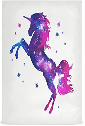 Mnsruu Geschirrtuch mit Einhorn-Motiv, Galaxie, Nebel, Weltraum, Küchentücher, Geschirrtuch, Geschirrtuch, 1 Stück, super saugfähig, weich, 71 x 46 cm