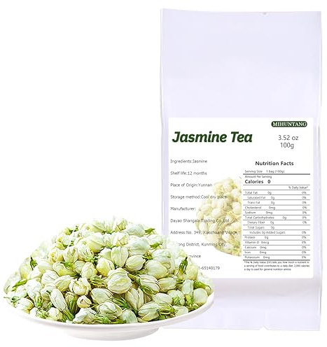 Thé à la fleur de jasmin séché de qualité supérieure - 100 g