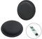 2 Pezzi Custodia Cover per AirTag,Porta Tag Adesivo AirTag-Custodia autoadesiva- Compatibile con Apple AirTag,Custodia in silicone adesiva per AirTag,Stick su telecomandi e ipad (Nero)