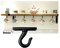 chunkycarpentry Cup Hook Under Shelf Counter Cup Mug Hooks with Fixings x8 Raw Pure Black Iron Cup Holder Kitchen