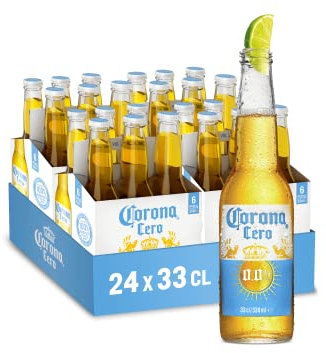 Corona Cero Bière 0.0% Pack 24 Bouteilles 33cl