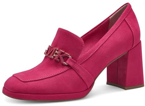 MARCO TOZZI by Guido Maria Kretschmer Décolleté Trotteur Donna con Tacco a Blocco Eleganti, Rosa (Pink), 38 EU