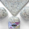 Artisan Hue Painted Wool Yarn - Soft DK Weight, 30% Wolle, 3-Skein Pack mit handgemalter Optik zum Stricken und Häkeln (Floating Fireflies)