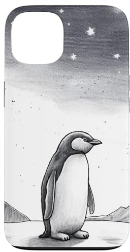 Pinguin-Liebhaber Sternennacht Hülle für iPhone 13