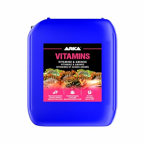 Multivitamine Meerwasseraquarium 5000 ml - Vitamins Vitamine & Aminosäuren | Vitamine, Aminosäuren, für Fische & Korallen, fördert Vitalität, Wohlbefinden, Farben, Polypenbild, Salzwasser, Meerwasser