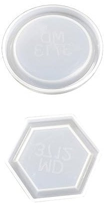 TEHAUX 2pcs Crystal Silicone Mold DIY Supplies Craft Accessories Irregular Nutcracker Applique DIY Plate Mold Silicone Moulds Resin Moulds Epoxy Resin Mold Crafts Plaster Silica Gel