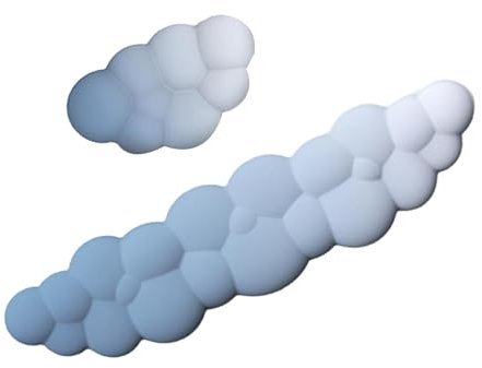 Dtaigou Cloud-Tastatur-Handgelenkauflage,Cloud-Handgelenkauflage - 2 Stück Schreibtisch-Wolken-Handgelenkpolster | Bequeme Handballenauflage aus -Schaum, rutschfeste niedliche Tastaturauflage,