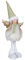 Christmas Paradise Weihnachtsengel 36cm (50cm) stehend Dekofigur grün-Gold