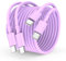 USB C to USB C Charger Cable 3m, 60W Type C Cable Lead Long Fast Charging Power for iPhone 16/16 Pro/15 Plus/15 Pro Max, MacBook Pro, iPad Pro/Mini/Air 5/4, Samsung, Pixel, Purple