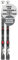 ATOMIC SC REDSTER - Grau-weiße Atomic Skier 147cm - Leichtes Herren & Damen Ski Equipment - Ski für Einsteiger & mittlere Fahrer - Damen & Herren Skier mit Bindung (voreingestellte M 10 GW Bindung)