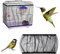 Teaaha Vogelkäfig Abdeckung, Verstellbarer Vogelkäfig Netz, Schutznetz für Vogelkäfige, Vogelkäfig Samenfänger, Papageien Nylon Mesh für Käfige mit einem Umfang von 150-200 cm, Schwarz