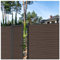 HORI® Sichtschutzzaun Rhombus-Style Anbauelement Tor | WPC Windschutz | Robuster Zaun für Garten & Terrasse | Erweiterbares Sichtschutzsystem | Modernes Design I Einbetonieren Graubeige