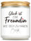 Giftasy Beste Freundin Geschenke - Duftkerze mit Spruch, Freundin Geschenk Geburtstag, Geschenk für Freundin, Geschenk Beste Freundin Geburtstag, Geburtstagsgeschenk