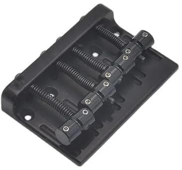 1 Set 4 Saiten E-Bass Stegsattel Schwarz