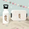 Hellomini Personalisierte Mepal-Lunchbox & Edelstahl-Trinkflasche 500ml Set mit Wunschname & Tiermotiv – Brotzeitbox & Trinkflasche Kinder Schule Kita Geschenk (Otter)