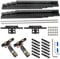 Sistema di guida parallela per sega a binario, per la lavorazione del legno, ripetibile, compatibile con guide Festool, Makita, Milwaukee, Triton, Powertec