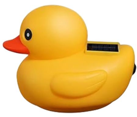 Canard Jaune Flottant Solaire – Décoration De Bassin Solaire | Lampe Solaire Étanche Flottante | Canard Solaire Pour Jardin, Piscine, Extérieur