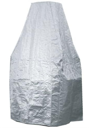 LoviStore Telo Copri Barbecue Impermeabile e Antivento in Polietilene, 125x92xh250cm, Copertura Protettiva Resistente per Barbecue in Muratura da Esterno