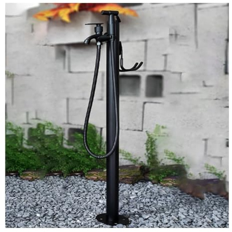 YPIOUREN Zapfstelle Garten, Gartenwassersäule Aus Edelstahl, Frostschutzwasser Aus Dem Wasserhahn Im Freien, Freistehende Gartensäule, for Die Gartenbewässerung(95 * 6CM/37.4 * 2.4in,G)