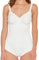 SUSA Body mit Bügel Catania, Body Shapewear Damen aus atmungsaktivem Spacer Material, Softer Bodysuit mit Shaping Effekt, Formt Taille, Bauch & Po, Elfenbein (Champagner 002), 80B