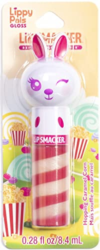 Lip Smacker - Lippy Pal Swirl Gloss Collection - Häschen-Lippenbalsam für Kinder - Karamell-Geschmack - Lippenpflege für Mädchen im süßen Tier-Design - Häschen