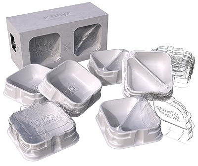 Lucky Duck Games- X-Trayz Naranja Bandejas, Liso, Color Blanco (LKYXTZR02ML)