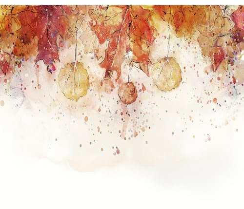 murando - Vlies Fototapete Blätter 400x280cm Foto Tapete Schlafzimmer Wohnzimmer Vliestapete XXL Motivtapeten Bildtapete 3d Effekt Wand Dekoration - 3D Effekt Natur Baum wie gemalt b-A-10051-a-a