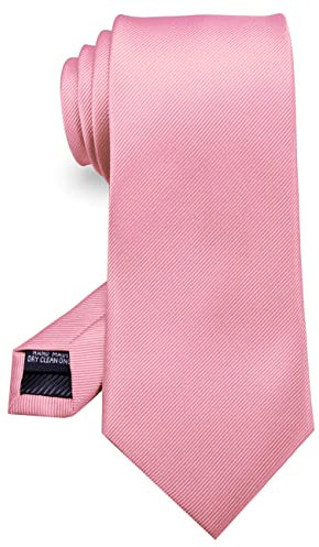 JEMYGINS Rose Pâle Cravate Cousue Main pour Homme - Travail, Fête