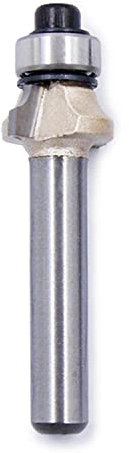 Drill Bit Half Circle,TIDEWAY Router bit,Corner Rounding Router Bits TIDEWAY 1/4Shank Carbide Roundover bits with Bearing, 3/16Cutting Diameter for Woodworking。3/32 Zoll Cutting Radius。(1/4x3/16)