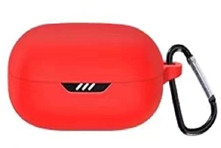 YHFZR Compatible para Funda JBL Wave 300 TWS, Cute Case con Correa de Anillo Funda Protectora de Silicona para JBL Wave 300 TWS, Rojo